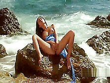 Nadina L Spreads Legs And Masturbates By The Sea