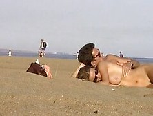 Voyeur Camera Catches Nude Lovers On The Beach