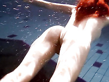 Big Tits Ginger Underwater Teen Showing Amateur Pussy