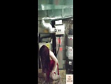 Vidya Pees On Slave In Red Dress