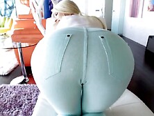 Blonde Gags On Fat Dick Before Taking It Into Her Ass
