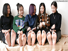 Chinese Women In Nylon Feet