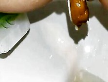 Juicy And Creamy Poop Closeup