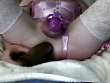 Young White Bbc Gay Sissy Pink Chastity & Lingerie