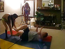 Smothering Satine & Talisin Tag Team Mixed Wrestling