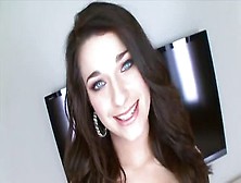 Good-Looking Breasty Teenager Is Making A Perfect Blowjob