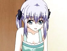Shy Anime Doll In Apron Jumping Craving Dick In Bed