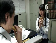 Classy Flat Chested Asian Teenage Slut Tsubomi Gives A Classy Blowjob At Workplace