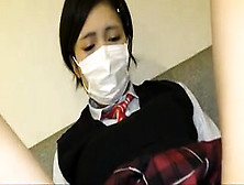 Japanese Teen In Uniform Banged Sideways