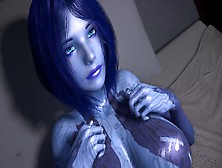 Sex With Cortana On The Bed : Halo 3D Porn Parody