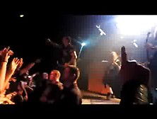 Hot Chick Gets Skirt Pulled Off At Down Concert