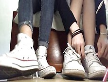 Two Girls' Feet
