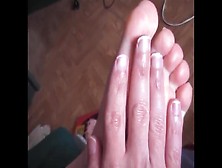 Hands Feet Worship Sucking Fingers (1St Nails Biting Again) Sloppy Blowjob