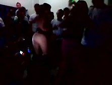 Drunk Chick Shows Her Pussy At Nightclub