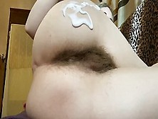 Natural Hairy Whore Body Lotion Session.  Hairy Cunt,  Hairy Booty,  Hairy Legs And Hairy Armpits By Cutieblonde