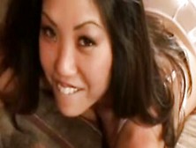 Adorable Oriental Goddess Jerks Rough Penis To Ease The Pain