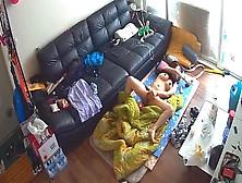 Korean Lady With Massive Breasts Secretly Watching Online Camera Masturbate