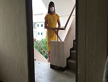 Solo Masturbate In Dress Set Yellow