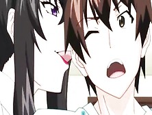 Two Anime Teens Are Having Sexual Intercourse For The First Time