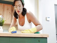 Lets Fucked The New Big Titted Cougar Housemaid