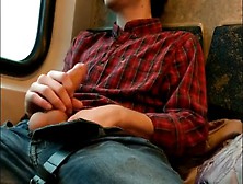 18 Year Old Jerks It And Blows Load On Public Toronto Go Train