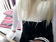 Skirt And Black Tights