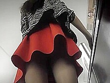 Upskirt Pantyhose Clip Filmed