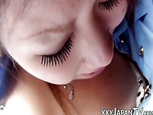 Japanese Babe With Big Boobs Sucks Dick And Bangs Her Pussy