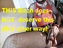 Sissy Fag Ruined Orgasm In Chastity Cage