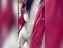 Ladyboy Doing Sexy Dance While Masturbate In The Balcony