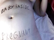 Hot Huge Boobed Pregnant Teenie Women Got Covered Inside Filthy Body Writings! - Milky Mari