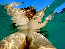 Island Fuck Adventure & Underwater Sperm Liking From Vagina