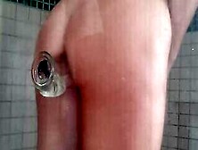 Lucy Velvet Playing With Her Dildo In The Shower