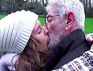 Stunning Outdoor Sex Play For A Teen And Her Grandpa