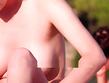 Nude Beach Ukraine.  Teen Naked Girl Big Boobs.  Exhibitionist