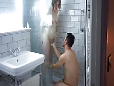 Washing Each Other - Erotic Shower Foreplay