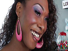 Black Tranny Whore Craves For Cock
