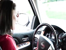 Family Strokes Daddy Fucks Boss's Step Daughter Driving