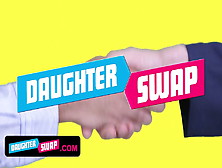 Daughter Swap - Flexible Teen Cuties Swap Their Stepdads