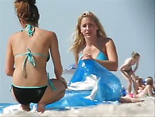 Candid Teens In Bikini Blowing