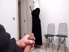 She Is Shocked !!! I Flashed My Cock To A Married Hijab Woman In The Hospital Waiting Room.