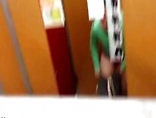 Dressing Room Spying And Cum