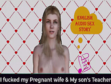 English Audio Sex Story - I Fucked My Pregnant Wife & My Stepson's Teacher - Erotic Audio Story