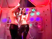 Two Wet Girls Getting Horny On Stage
