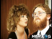 Bearded Retro Man Enjoys A Hairy Pussy