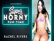 Stunning Soloing Teen Rachel Rivers Opens Her Little Crack