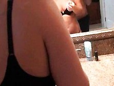 Sexy Blonde Sucking Her Bfs Cock In Bathroom