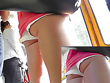 Arresting Shorts On Sexy Babe In The Upskirt Collection