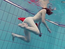 Slutty Mermaid Swims In The Pool Wet And Horny Libuse
