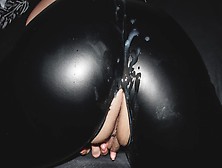 I Teased My Boy With My New Latexsuit,  He Creampied All Over My Huge Booty